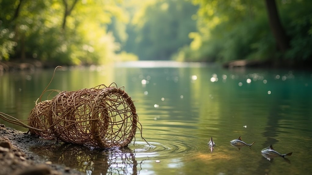 constructing a fish trap