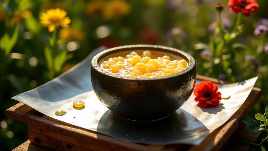 diy solar wax melting