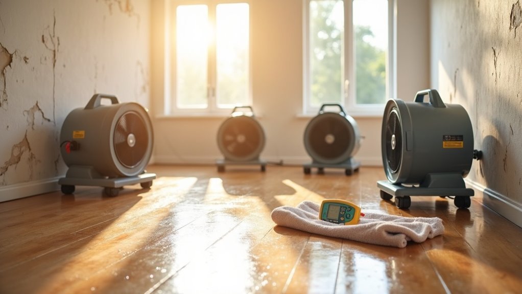 effective water damage drying