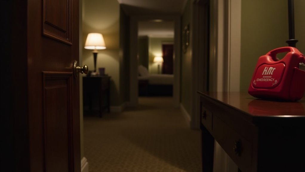 emergency hotel room protocols