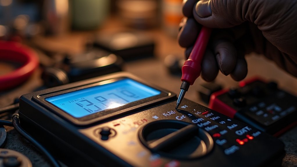 monitor battery voltage levels
