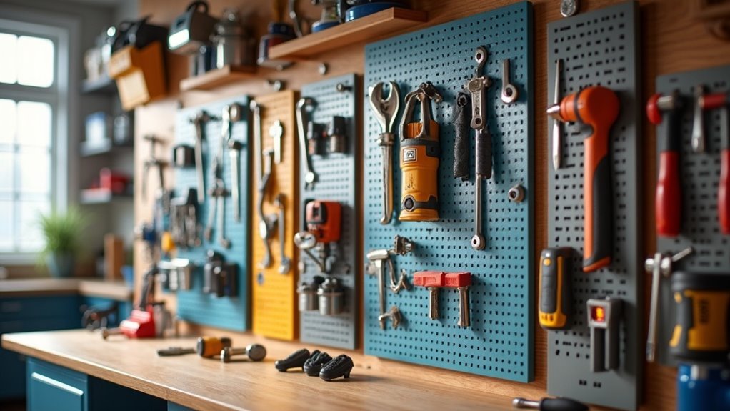 organize space with slatwall