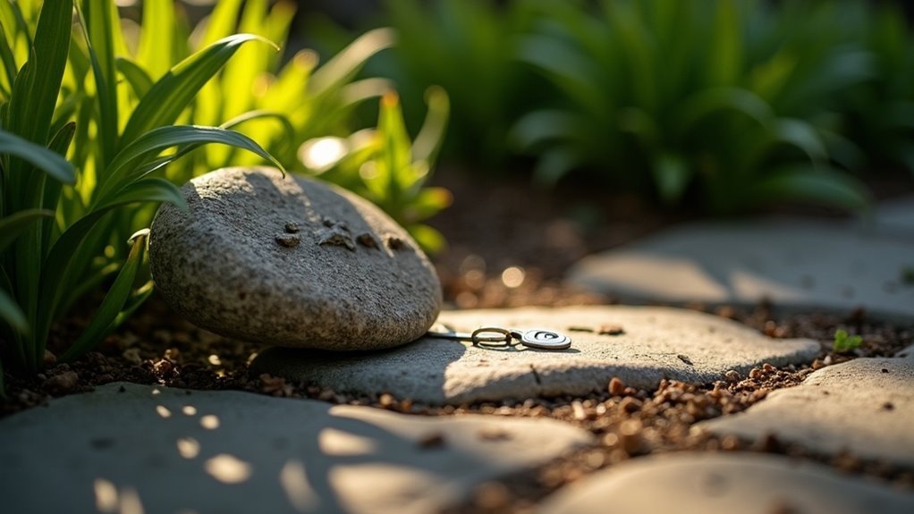 securely conceal spare keys