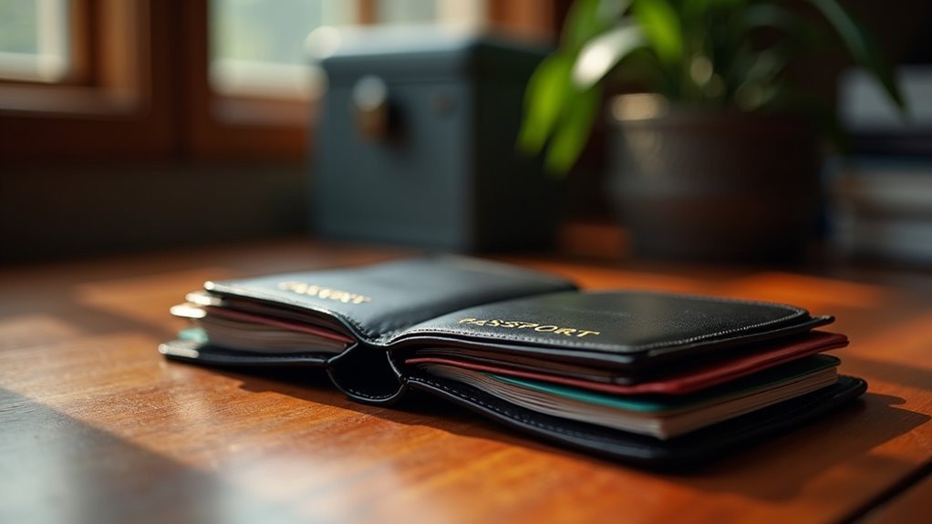securely store passport copies