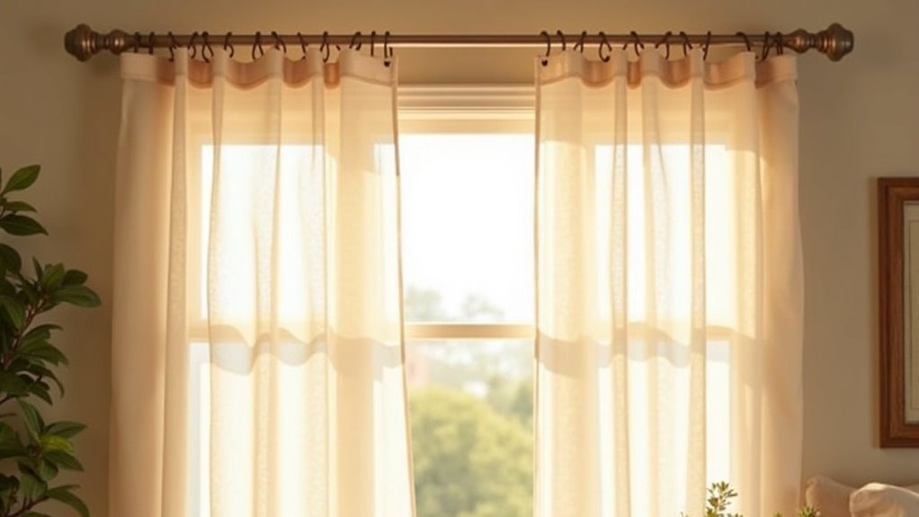 stylish functional curtain rods