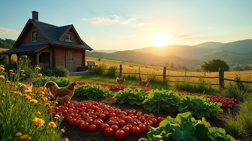 sustainable self sufficient farming lifestyle