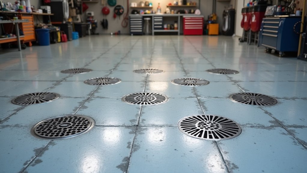 top garage floor drains