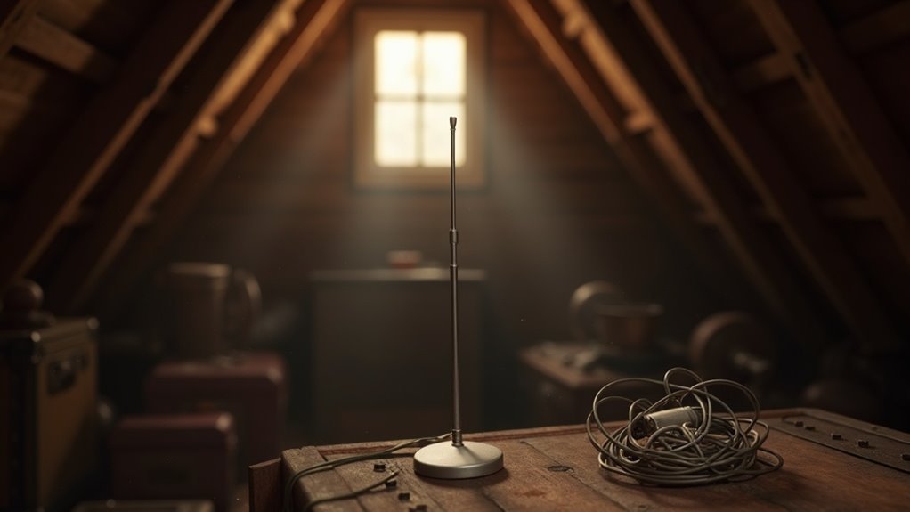 discreet attic antenna setup