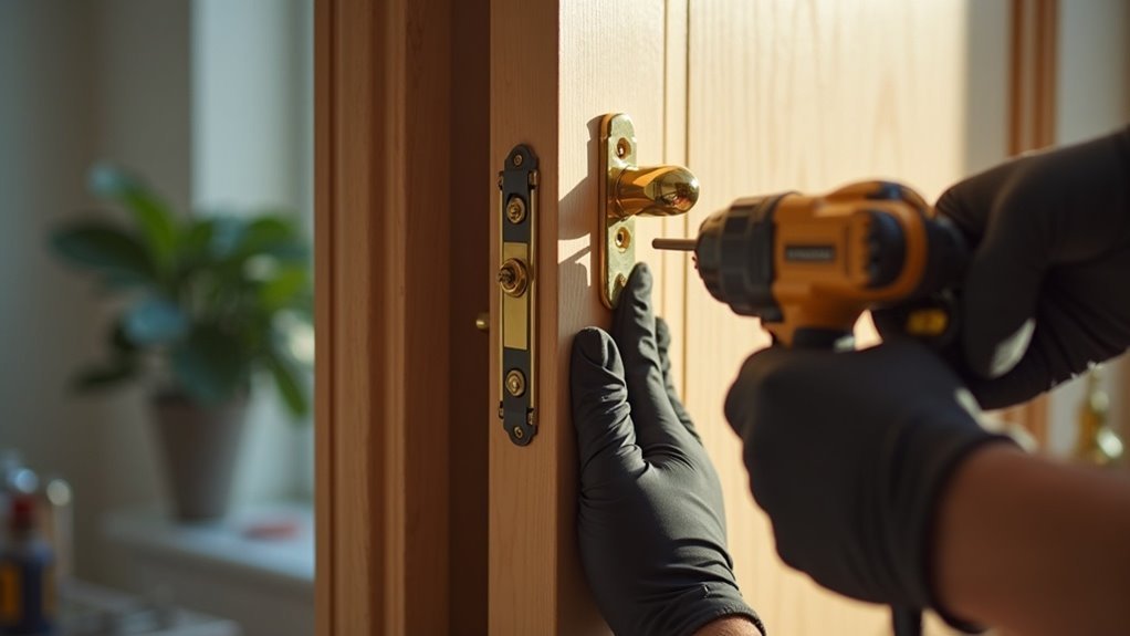 install door viewers properly