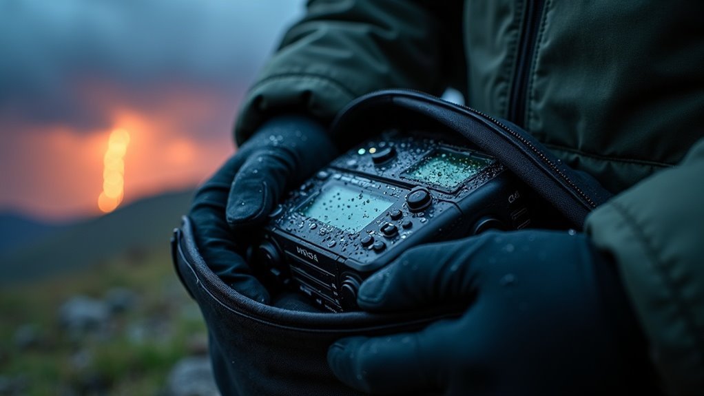 protect radios from moisture